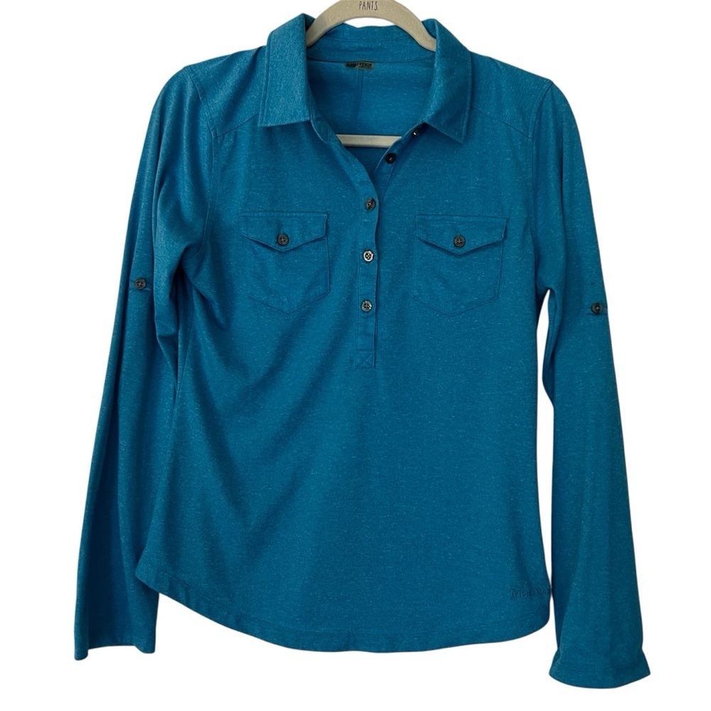 Marmot women’s five button top - size medium